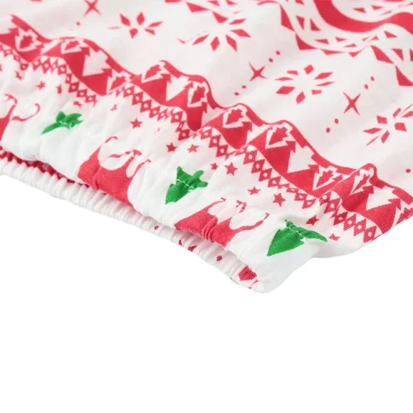 COPY - COPY - Matching Red & White Winter Christmas Family Pajamas PJs Striped … - Picture 5 of 16